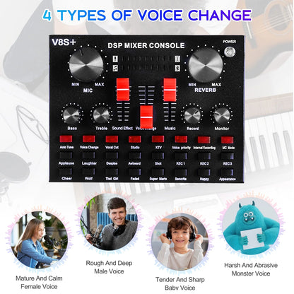 Microphone for Podcast Equipment Bundle and Studio Recording Equipment,Usb Microphone,Microphone for Computer,Perfect for Recording Podcasts and Live Streaming
